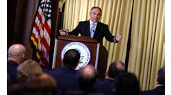 EPA Administrator Scott Pruitt addressing EPA employees on Feb 21