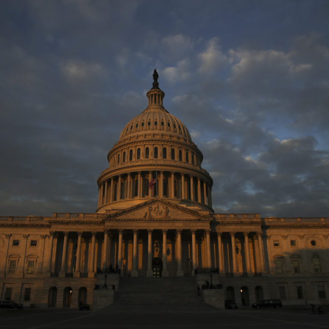 The capitol at sunrise