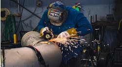 Welder In Fab Shop